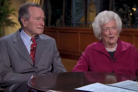 George Bush and Barbara Bush talk Sarah Palin