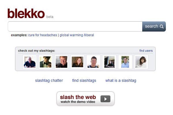 Blekko, a new search engine designed to challenge Google