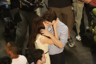 Kristen Stewart and Robert Pattinson Breaking Dawn