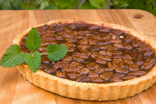 Chocolate-pecan pie