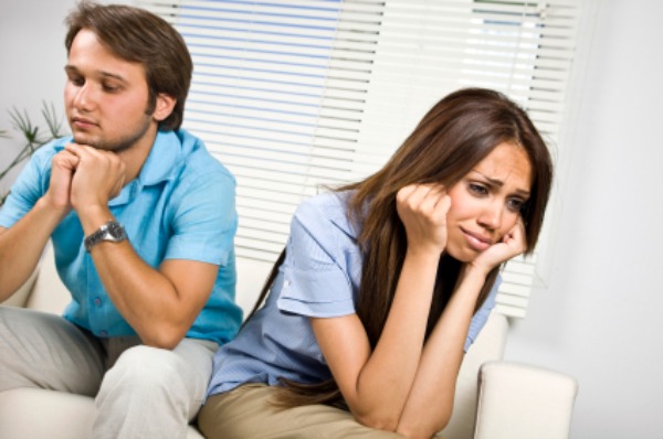Couple arguing