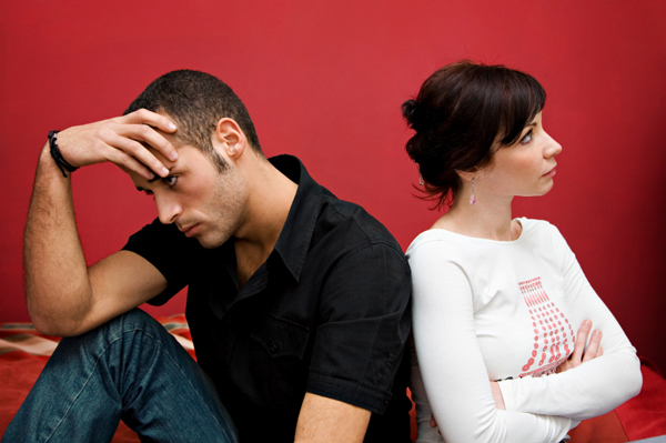 Frustrated couple