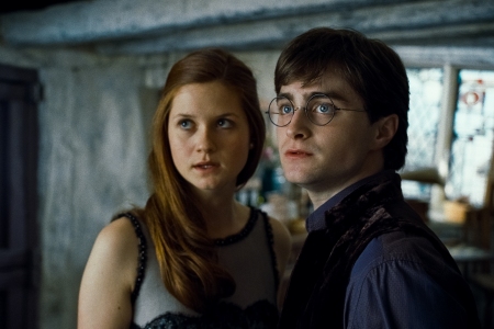 Bonnie Wright and Daniel Radcliffe