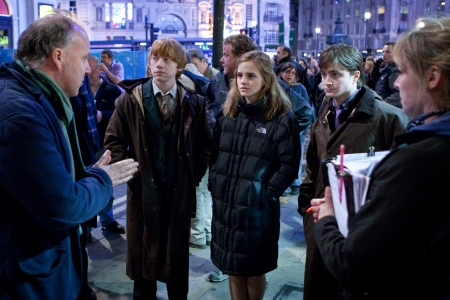 Deathly Hallows director David Yates conducts his cast