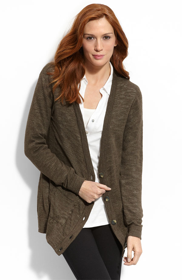 Holistia Slub Knit Cardigan