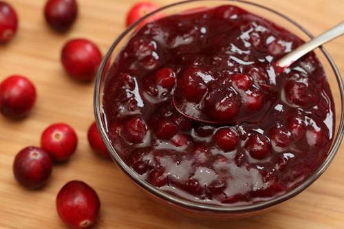 canned cranberries