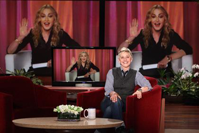 Madonna on Ellen