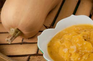 Mashed butternut squash