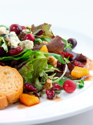 Fall persimmon salad