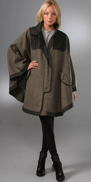 Quilted cape