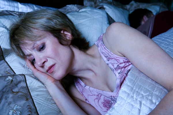 Woman with insomnia