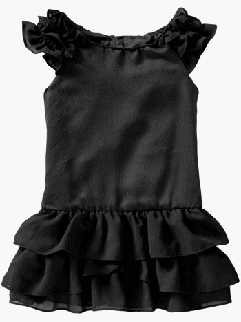 Ruffle Trim Dress