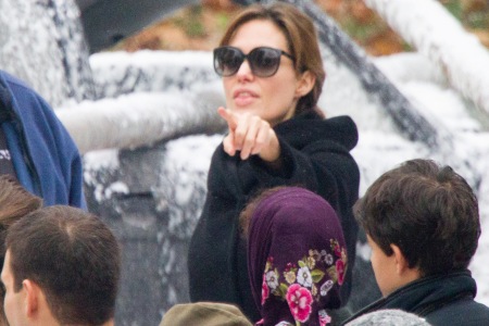 Angelina Jolie directs in Bosnia
