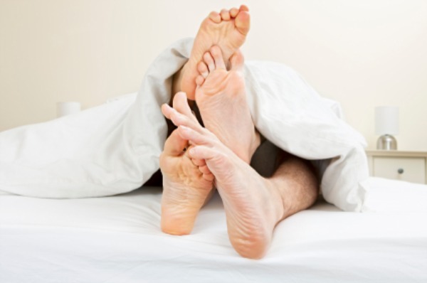 Couple in bed