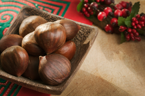 Bowl of chestnuts