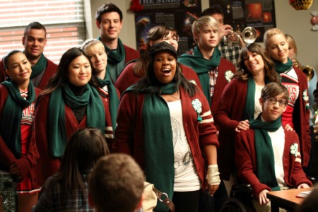 Glee celebrates Christmas