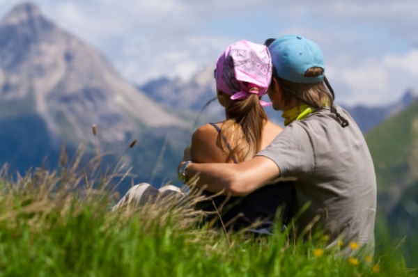 couple hiking