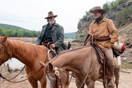 jeff bridges true grit. Jeff Bridges and Matt Damon in