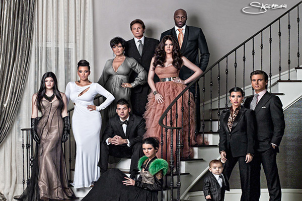 2010 Kardashian Christmas Card