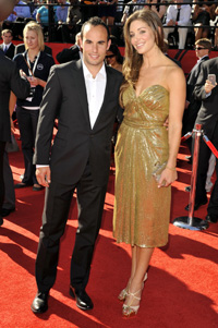 Landon Donovan and Bianca Kajlich