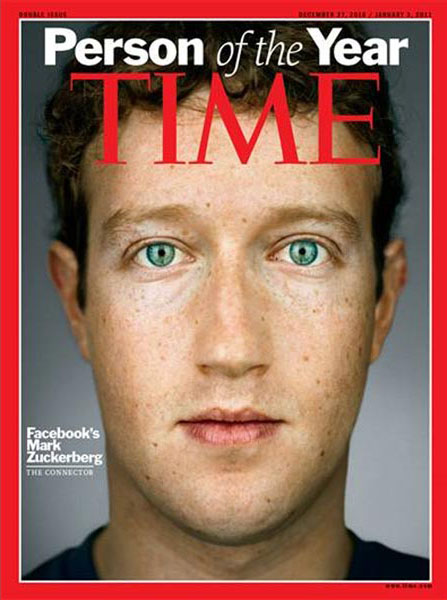 mark zuckerberg time man of year. Mark Zuckerberg is Time#39;s