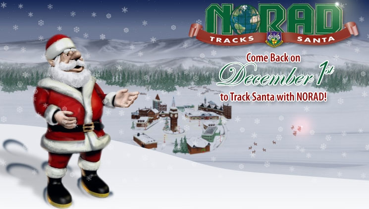 norad santa tracking christmas eve