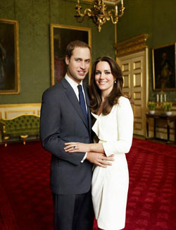 Prince Wiliam and Kate Middleton royal engagement photos