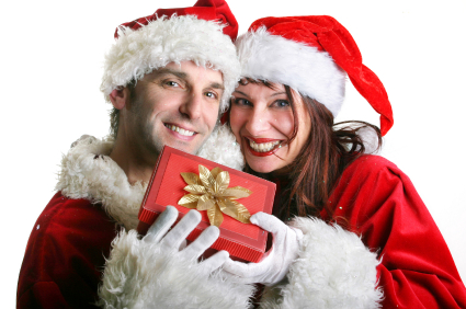 Couple at Christmas