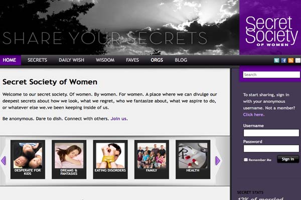 Secret Society of Women and Lisa Ling 