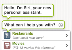 Siri app for personal assistance