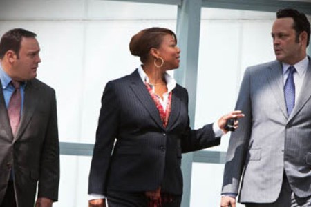 Kevin James, Queen Latifah and Vince Vaughn in The Dilemma