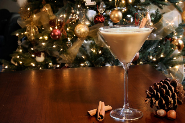 Rum eggnog