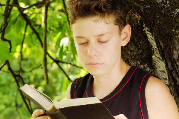 boy reading