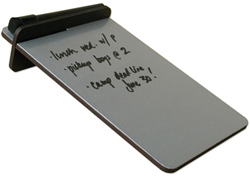 Silver Desktop Dry-Erase Board
