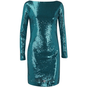Metallic green dress