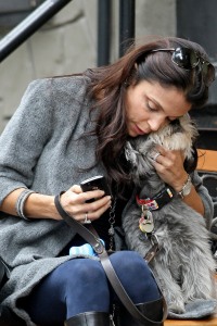 Bethenny Frankel and her pooch