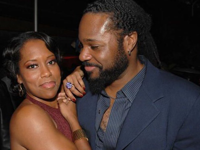 Malcolm Jamal-Warner and Regina King