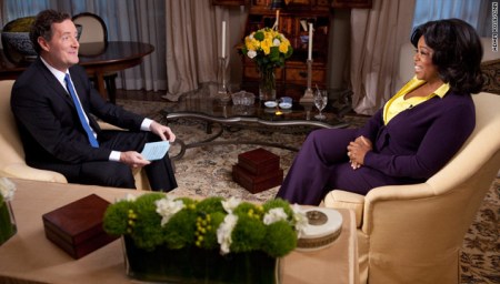Piers Morgan and Oprah Winfrey