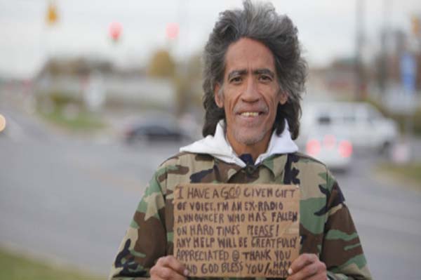 Ted Williams, homeless Cleveland man