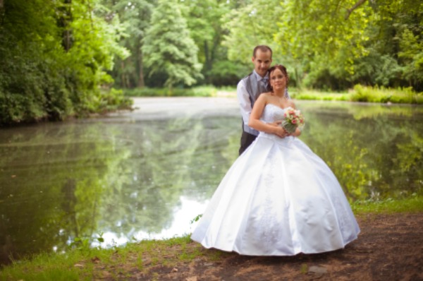 Lakeside wedding