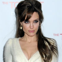 angelina jolie romatic updo