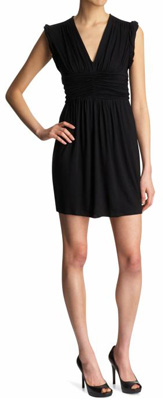 Trump Deep V Cinched Waist Dress