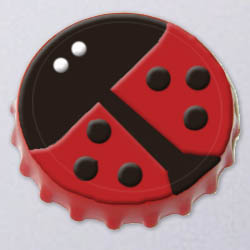 Bottlecap ladybug