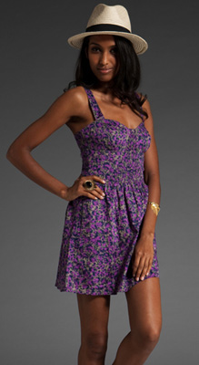 Poppy Petal Dress in Fuchsia