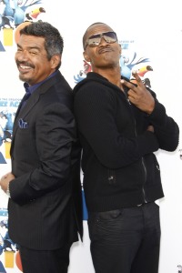 George Lopez and Jamie Foxx