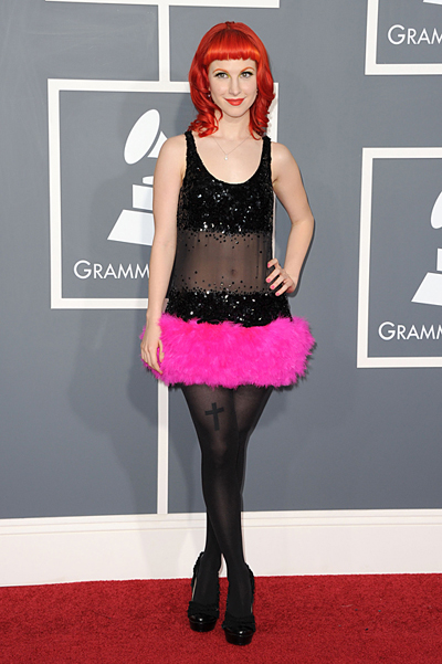 hayley williams 2011 grammys. Paramore#39;s Hayley Williams#39;