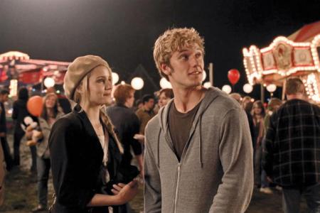 are alex pettyfer and dianna agron. Dianna Agron and Alex Pettyfer
