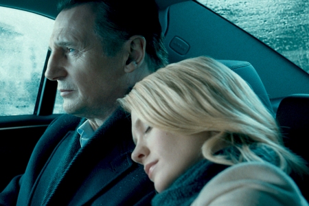 Liam Neeson and January Jones in Unknown