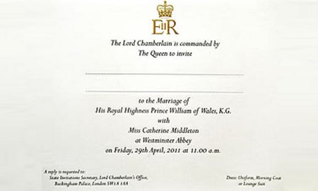 royal wedding invitation. royal wedding invitations