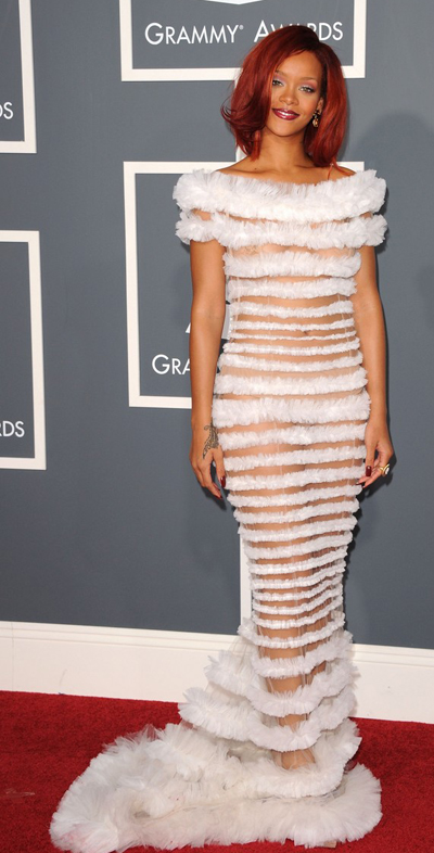 rihanna 2011 grammy dress. Rihanna - Grammys Rihanna